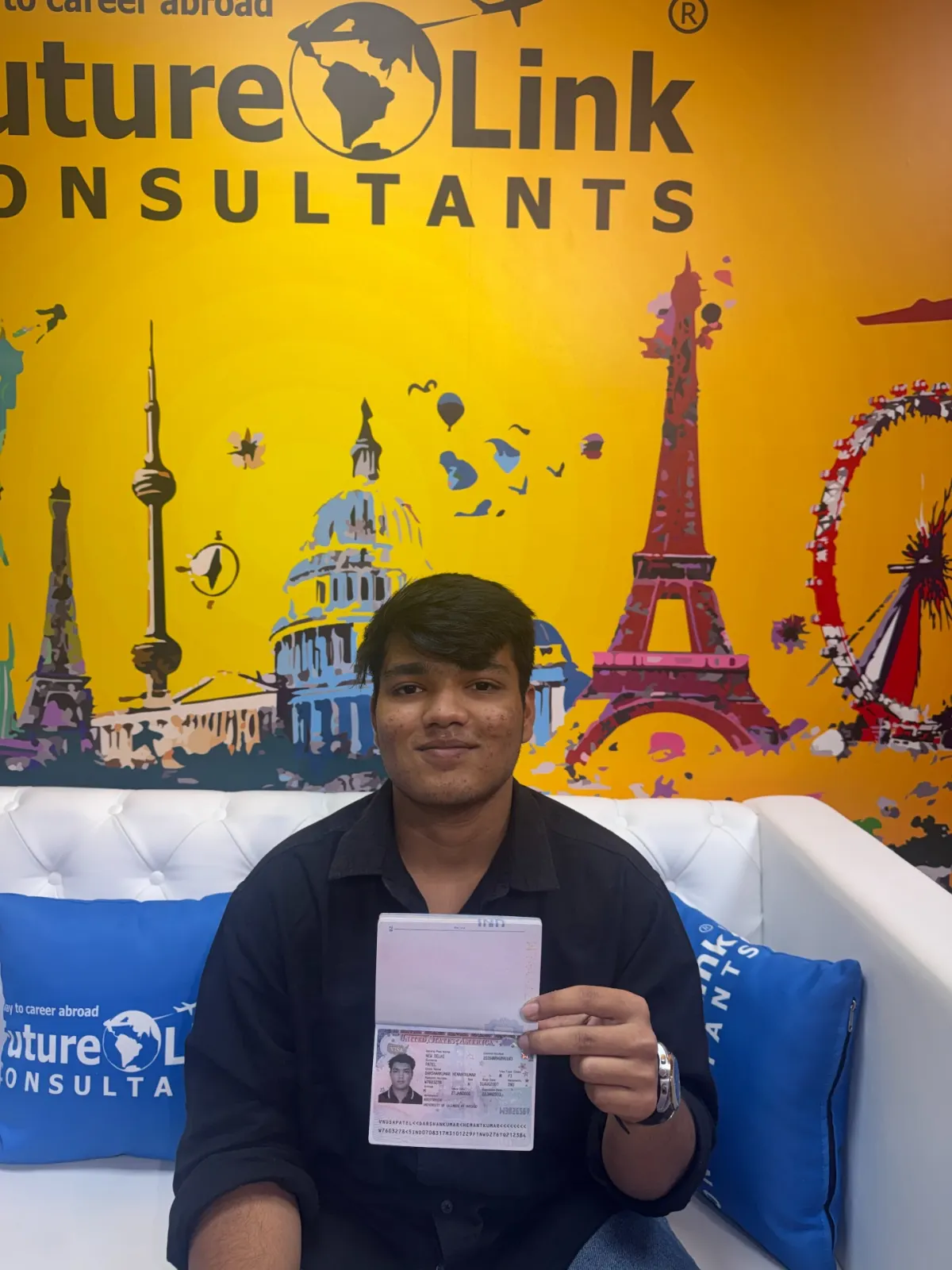 Darshan Patel — USA F-1 Student Visa approval