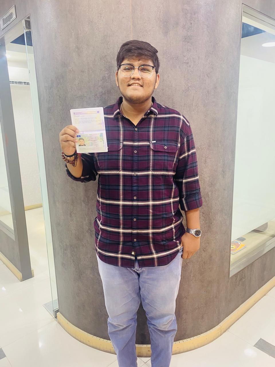 Nisarg Gandhi — Germany Student Visa approval